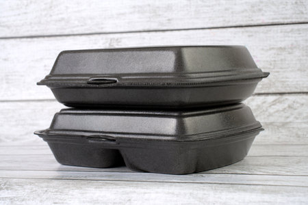 Take Out Food Box or Styrofoam Container. Disposable lunch box food container