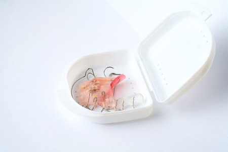 Dental braces, orthodontic bite treatment. Dental Plate for Children, Retainer for teeth correction....