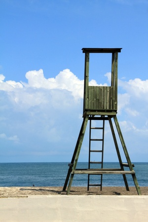 Beach guard Towerの写真素材