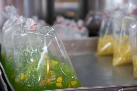 Sweet Thai desert on a local farmer's market in Chiang Maiの写真素材