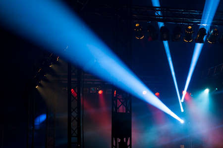 Stage lights backgroundの写真素材