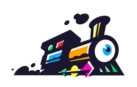 Logotype of the trainのイラスト素材