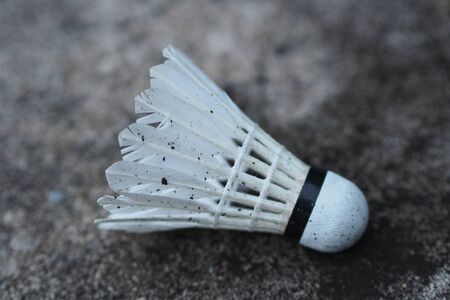 shuttlecock badmintonの写真素材