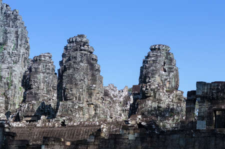 Bayon Temple, Angkor, Cambodia.の写真素材