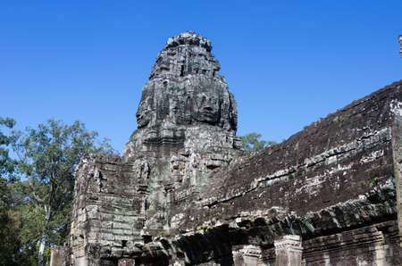 Bayon Temple, Angkor, Cambodia.の写真素材