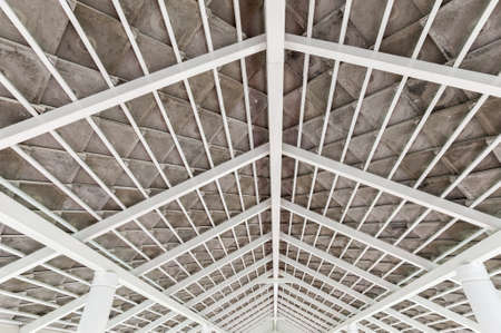 Steel truss roofの写真素材