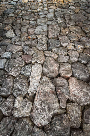 Vertical Background, Stone wall textureの写真素材