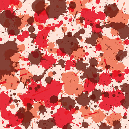Camouflage splash dark redのイラスト素材
