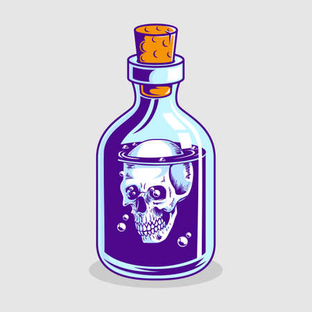 Poison Bottle Vectorのイラスト素材