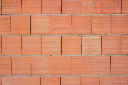 wall background, clay blocks, clay blocks Mortar Material Wall