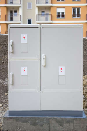 Corporation Electricity Box in front of the building