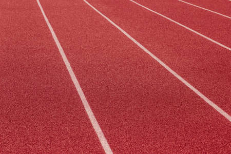 Running track rubber close up background. Selective focus.の写真素材