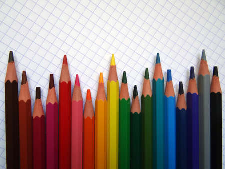  colored pencils                              の写真素材