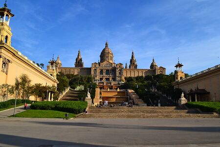 Barcelona Palau Nacionalのeditorial素材