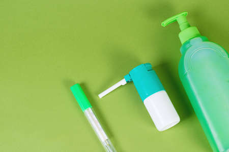 Preventive means for protection against coronovirus and infections, thermometer and disinfecting...