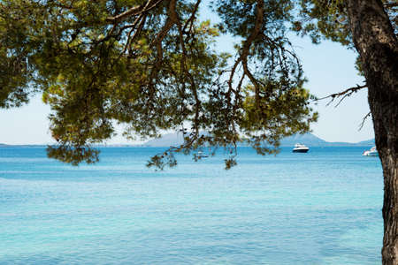 The beach of the Mediterranean sea, Spain, Palma de Mallorca