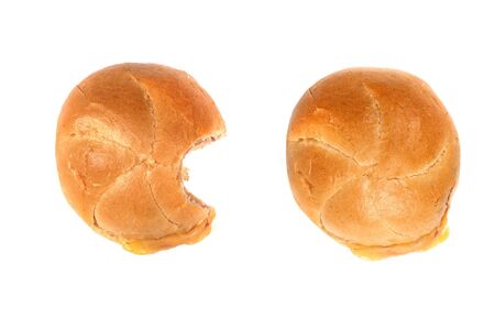 Muffin isolated on a white backgroundの写真素材