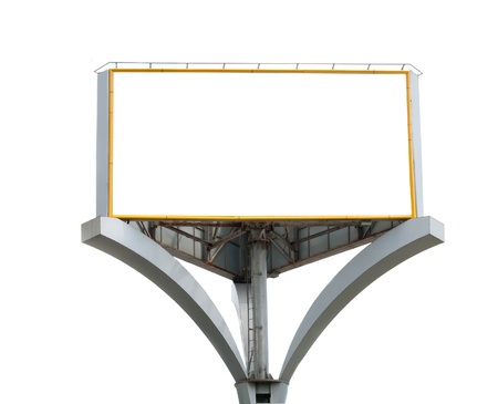 Big board isolated on a white backgroundの写真素材