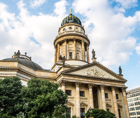 French Cathedral  Franzoesischer Dom , Berlin, Germanyの写真素材
