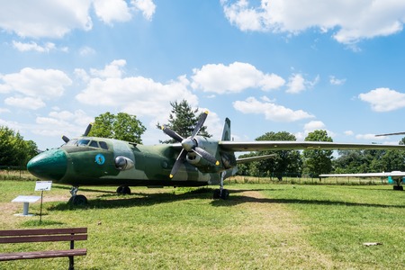 Krakow, Poland - July 02, 2015: plane in Aviation Museum exhibition in Krakowのeditorial素材