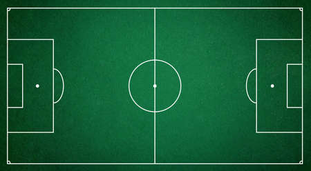 Football field conceptの写真素材