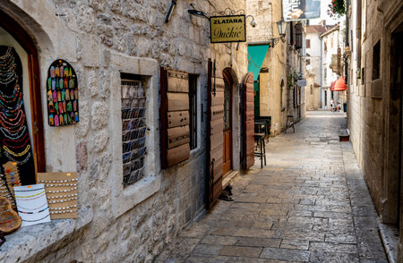 Kotor, Montenegro in summerのeditorial素材