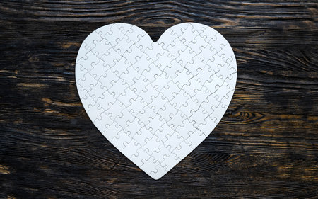 Heart shape puzzle