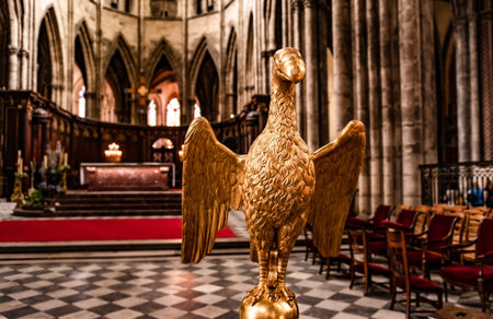 Bordeaux Cathedral, Roman Catholic Saint Andrew churchのeditorial素材