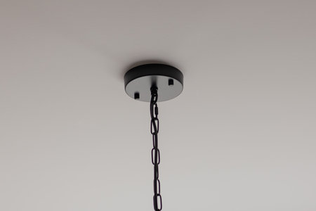 Heavy Black Pendant Chain for Chandelier or Lighting