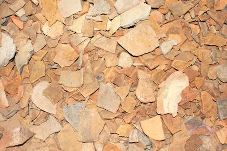 Piece of broken ceramic