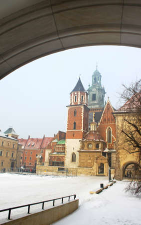 Wawel Cathedral in Krakow, Polandのeditorial素材