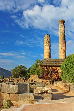Temple of Apollo in Delphi, Greece