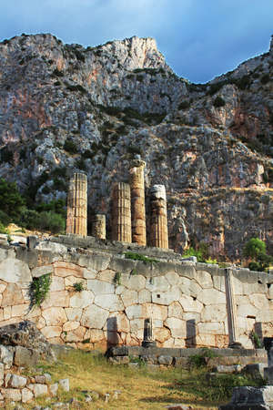 Temple of Apollo in Delphi, Greece