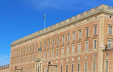 Royal palace in Stockholm, Swedenのeditorial素材