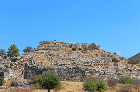Mycenae, archaeological site in Peloponnese, Greece
