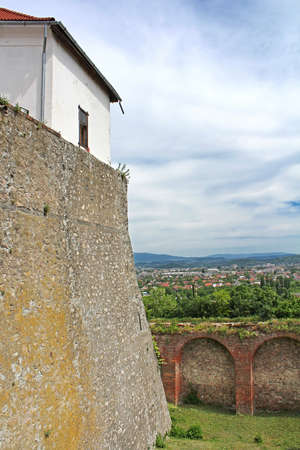 Palanok Castle (or Mukachevo Castle, Ukraine, built in 14th century)のeditorial素材