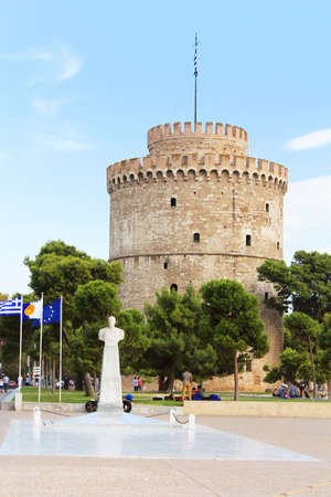 White Tower in Thessaloniki, Greeceのeditorial素材
