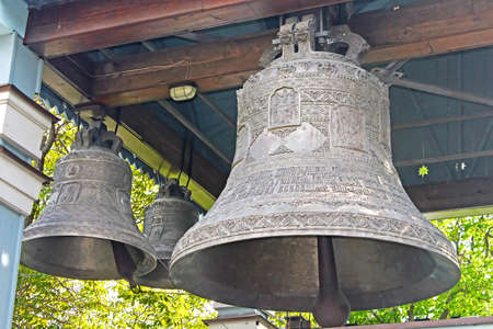 Bells of Trinity Monastery of St. Jonas Kyiv Ukraineの写真素材