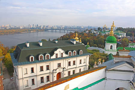 Kiev-Pechersk Lavra in autumn. Kyiv, Ukraineのeditorial素材