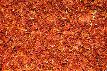 Exotic spice, saffron for coloring foodの写真素材