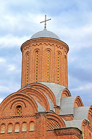 Top view of Pyatnitskaya church in Chernigiv, Ukraine - monument of the 12th century