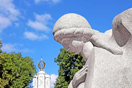 Monument to the millions of victims of the Great Famine in 1932-1933 in Kyiv, Ukraineのeditorial素材