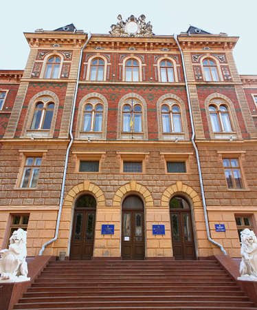 Chernivtsi Regional State Administration on Grushevsky Street, 1 in the old building, Chernivtsi, Ukraineのeditorial素材