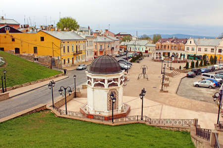 Saint Maria square (forner Turkish square) in Chernivtsi, Ukraine