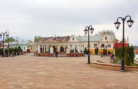 Saint Maria square (forner Turkish square) in Chernivtsi, Ukraine