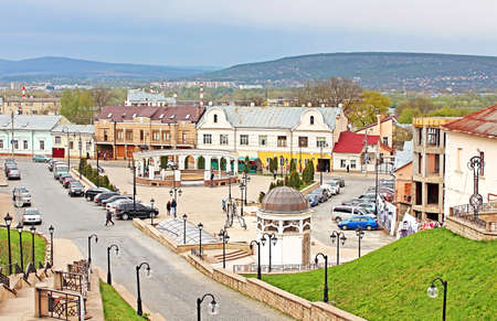 Saint Maria square (forner Turkish square) in Chernivtsi, Ukraine