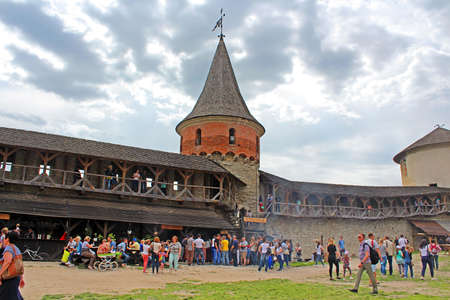 Kamianets-Podilskyi Castle is a former Ruthenian-Lithuanian castle and a later three-part Polish fortress located in the historic city of Kamianets-Podilskyi, Ukraineのeditorial素材