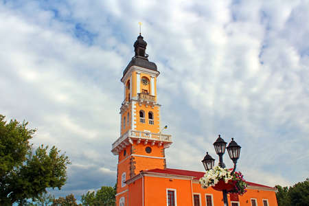 Kamianets-Podilskyi town hall. Western Ukraine