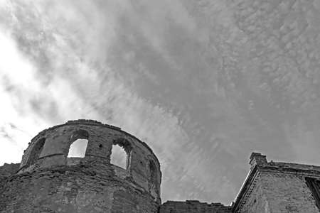 Wall of Medzhybizh castle, Ukraine. Medzhybizh Castle, built as a bulwark against Ottoman expansion in the 1540s, became one of the strongest fortresses of the Crown of the Kingdom of Poland in Podolia. It is situated at the confluence of the Southern Bugのeditorial素材