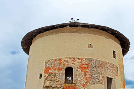 Tower of Kamianets-Podilskyi Castle, it is a former Ruthenian-Lithuanian castle and a later three-part Polish fortress located in the historic city of Kamianets-Podilskyi, Ukraineのeditorial素材